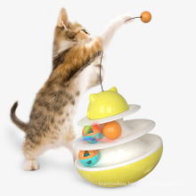 Shop new pet double-layer interactive rocking tumbler track cat turntable toy